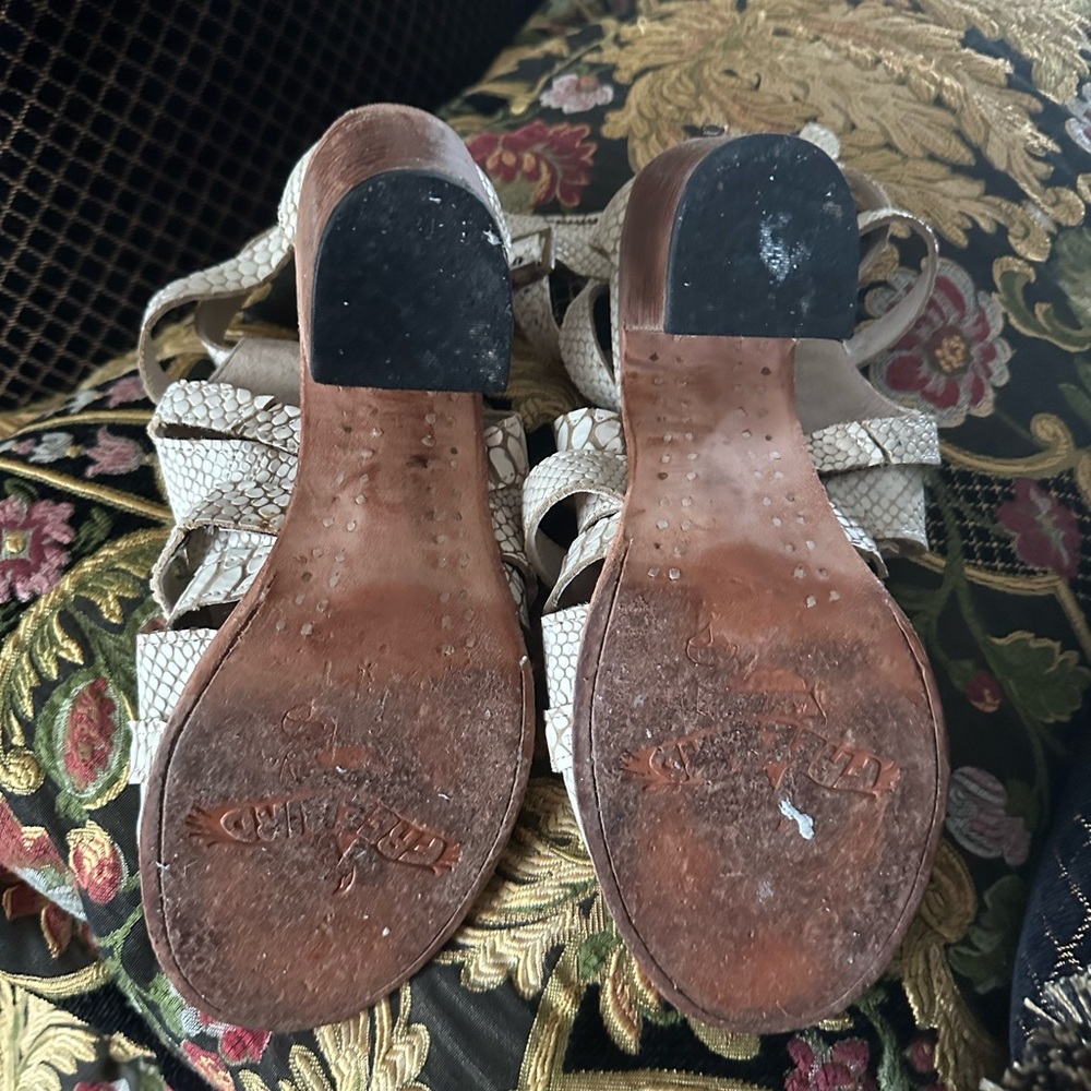 Freebird snake leather sandals - Picture 3 of 6